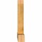 Ekena Millwork Portland Rough Sawn Timber Gable Bracket, Western Red Cedar, 60"W x 40"H x 6"D x 6"F, 16/12 Pitch GBW060X40X0606POR00RWR - alternate 2